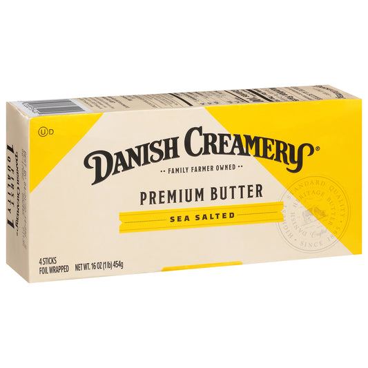 Danish Creamery 4 Sticks Premium Sea Salted Butter 4 Sticks 4 ea