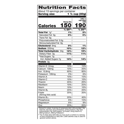 Kix Family Size Honey Cereal 18 oz