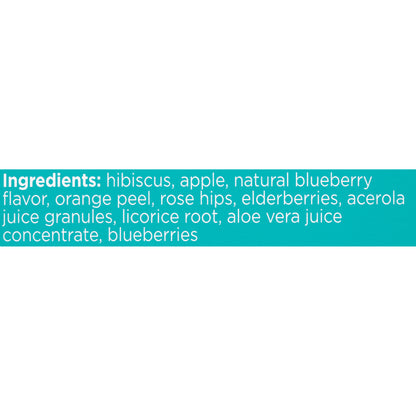 Bigelow® Benefits Blueberry & Aloe Herbal Tea 18 ct Tea Bags 1.31 oz. Box