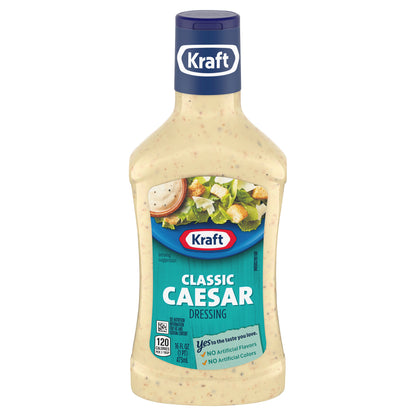 Kraft Classic Caesar Salad Dressing, 16 fl oz Bottle