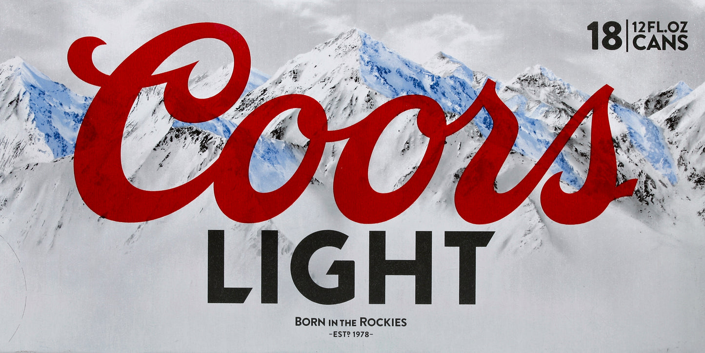 Coors Light Beer 18 ea