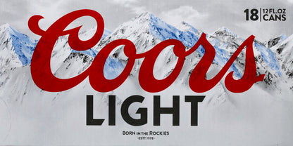 Coors Light Beer 18 ea