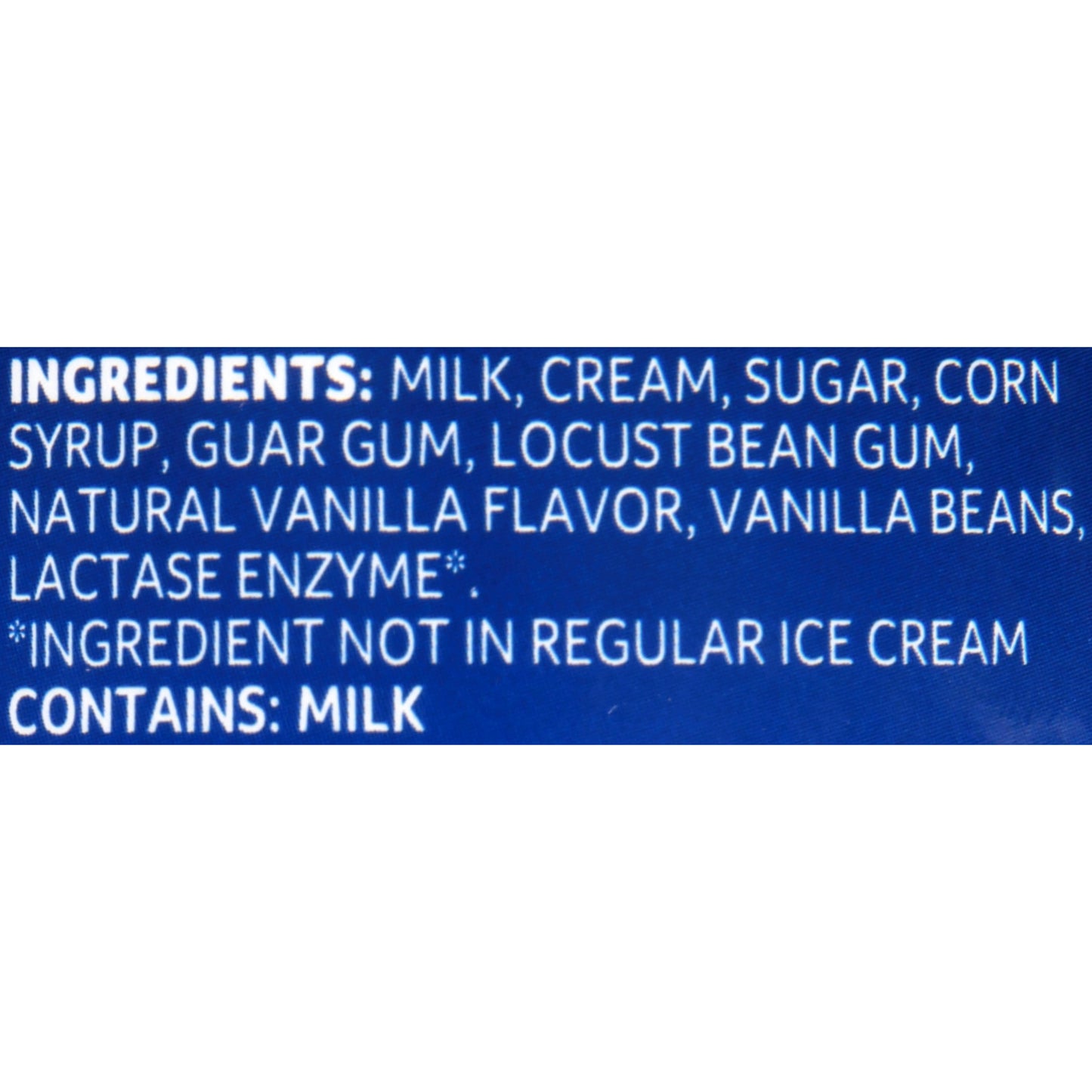 Lactaid® Vanilla 100% Lactose Free Ice Cream 1 qt. Tub