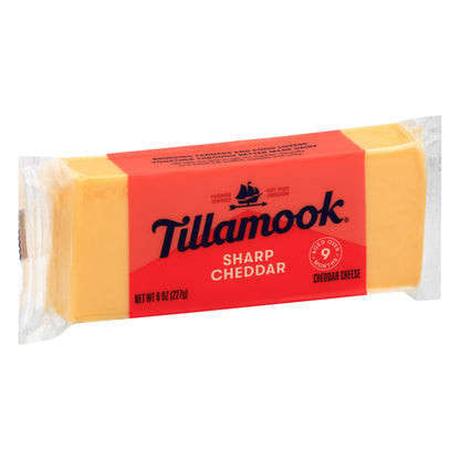 Tillamook Sharp Cheddar Cheese 8 oz