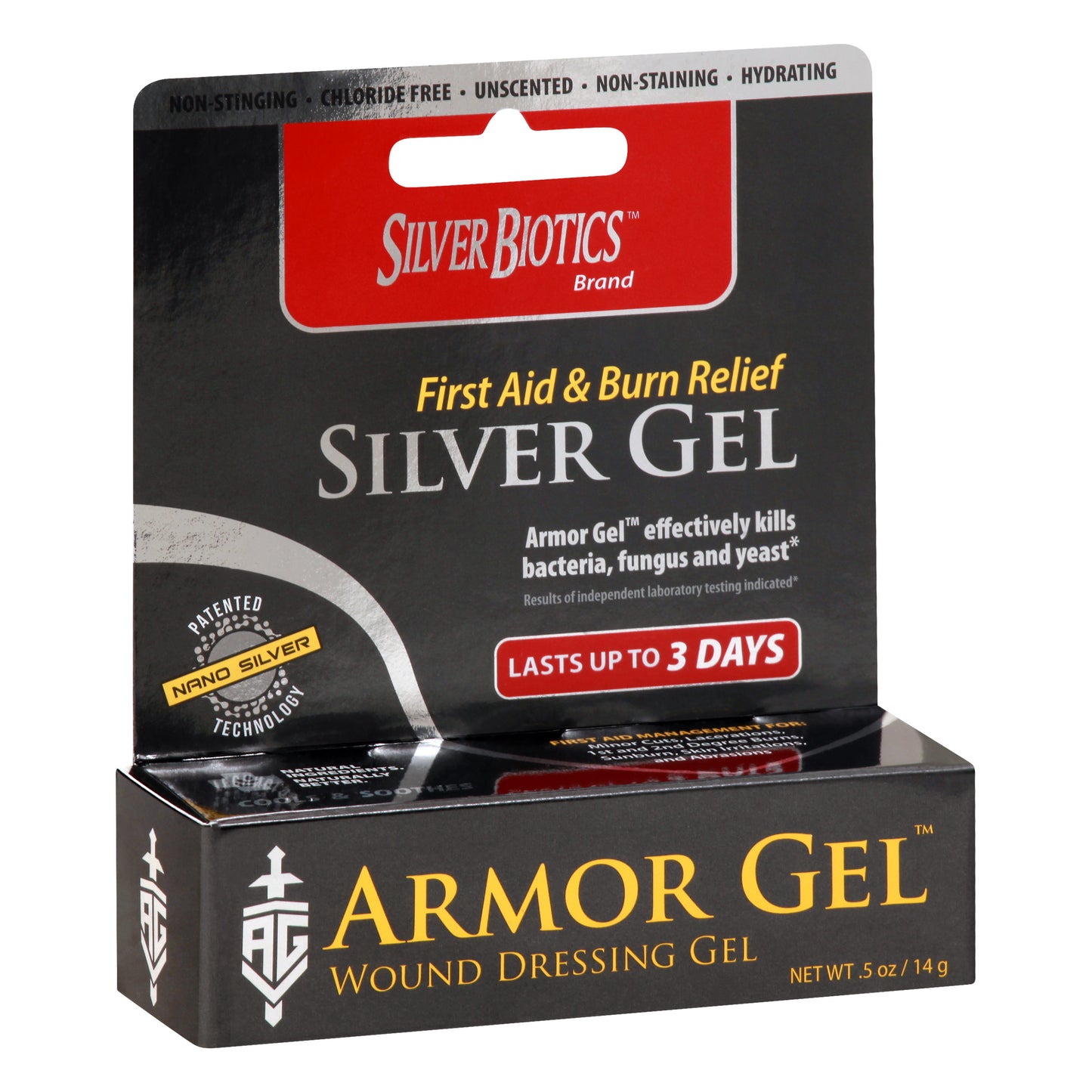 Silver Biotics Armor Gel Silver Gel Wound Dressing Gel 0.5 oz