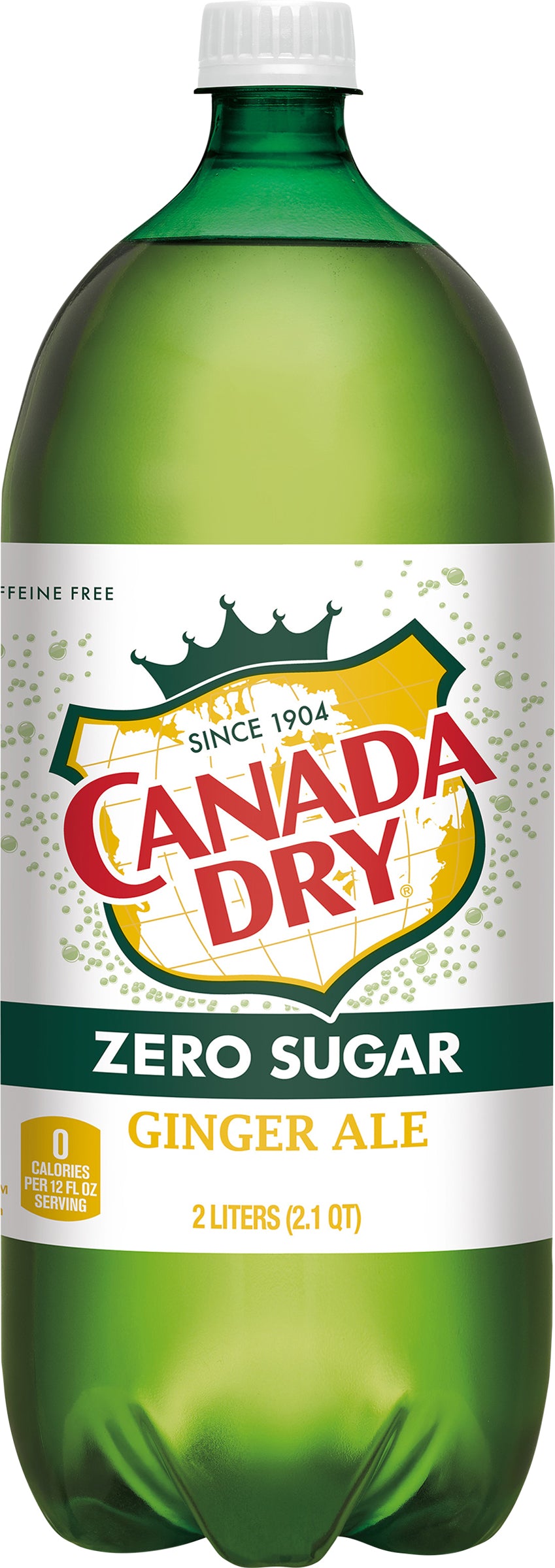 Canada Dry Zero Sugar Ginger Ale Soda 2.1 quart