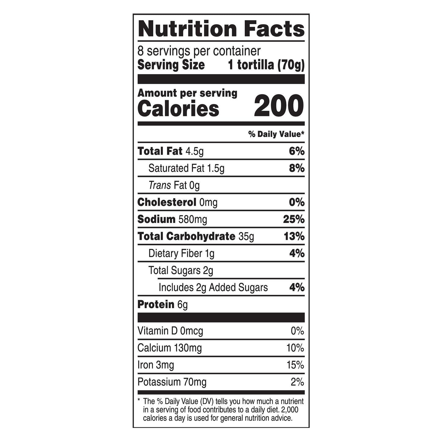 Mission Burrito Flour Tortillas, 8 Count