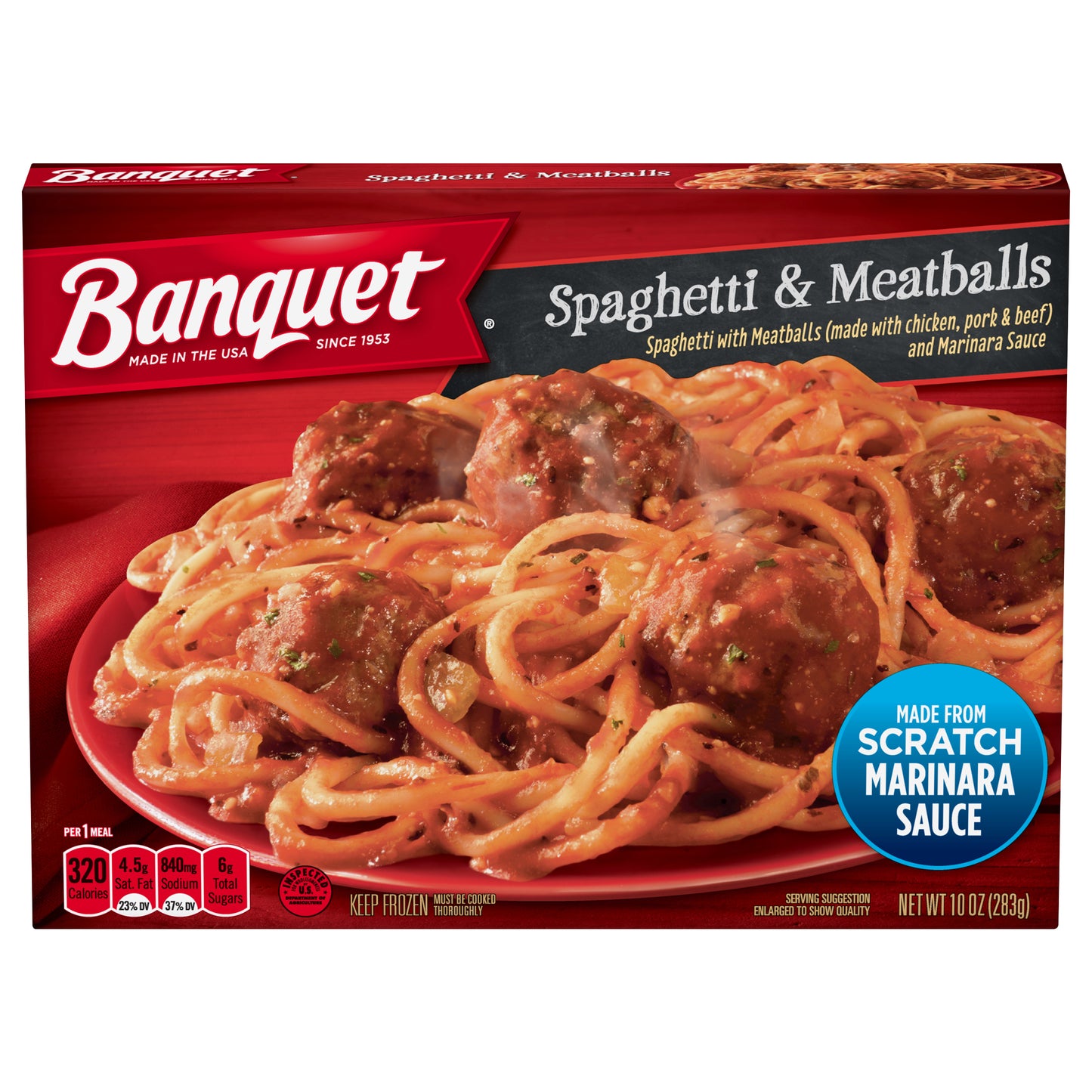 Banquet Spaghetti & Meatballs 10 oz