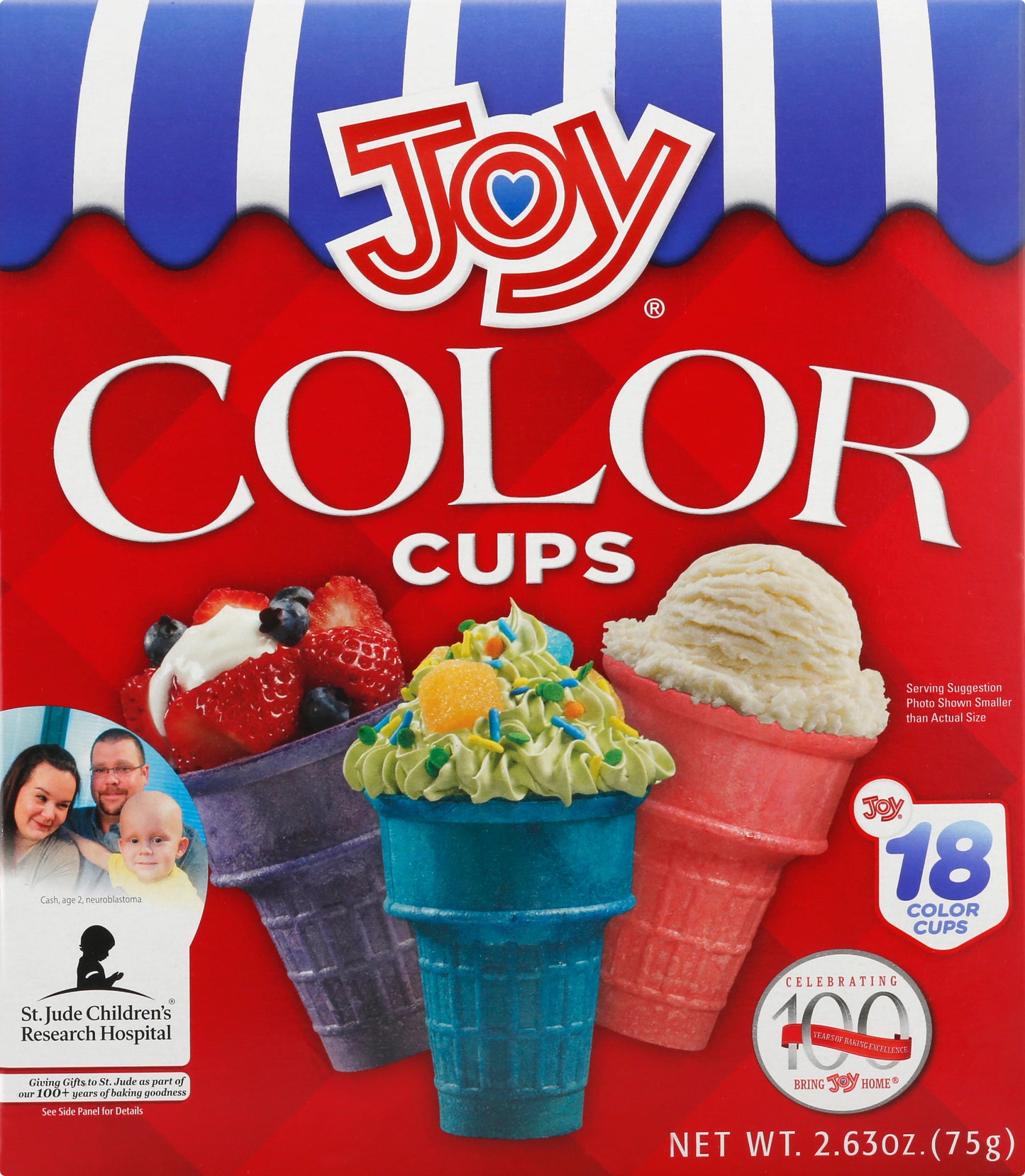 Joy Ice Cream Cups 18 ea