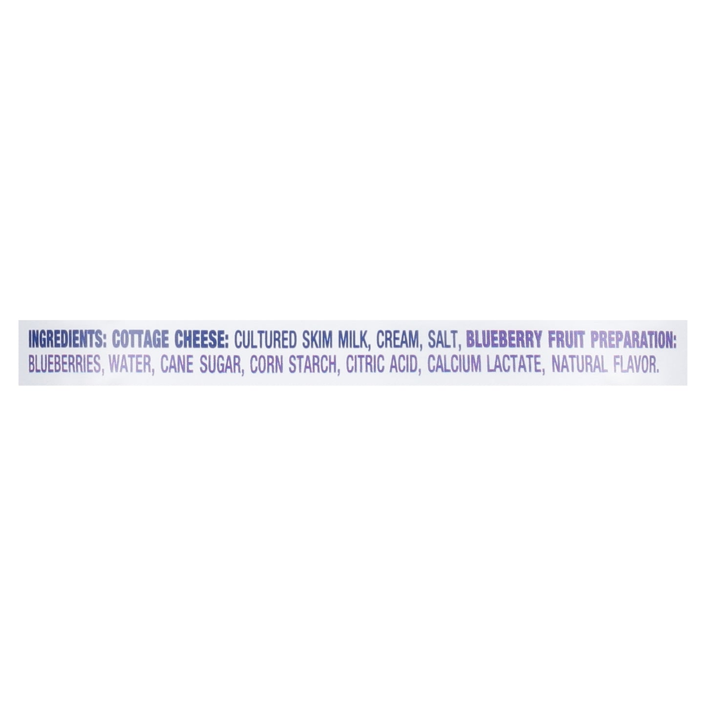 Daisy 4% Milkfat Minimum with Blueberries Cottage Cheese 6 oz