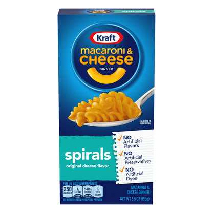 Kraft Spirals Original Macaroni & Cheese Dinner
