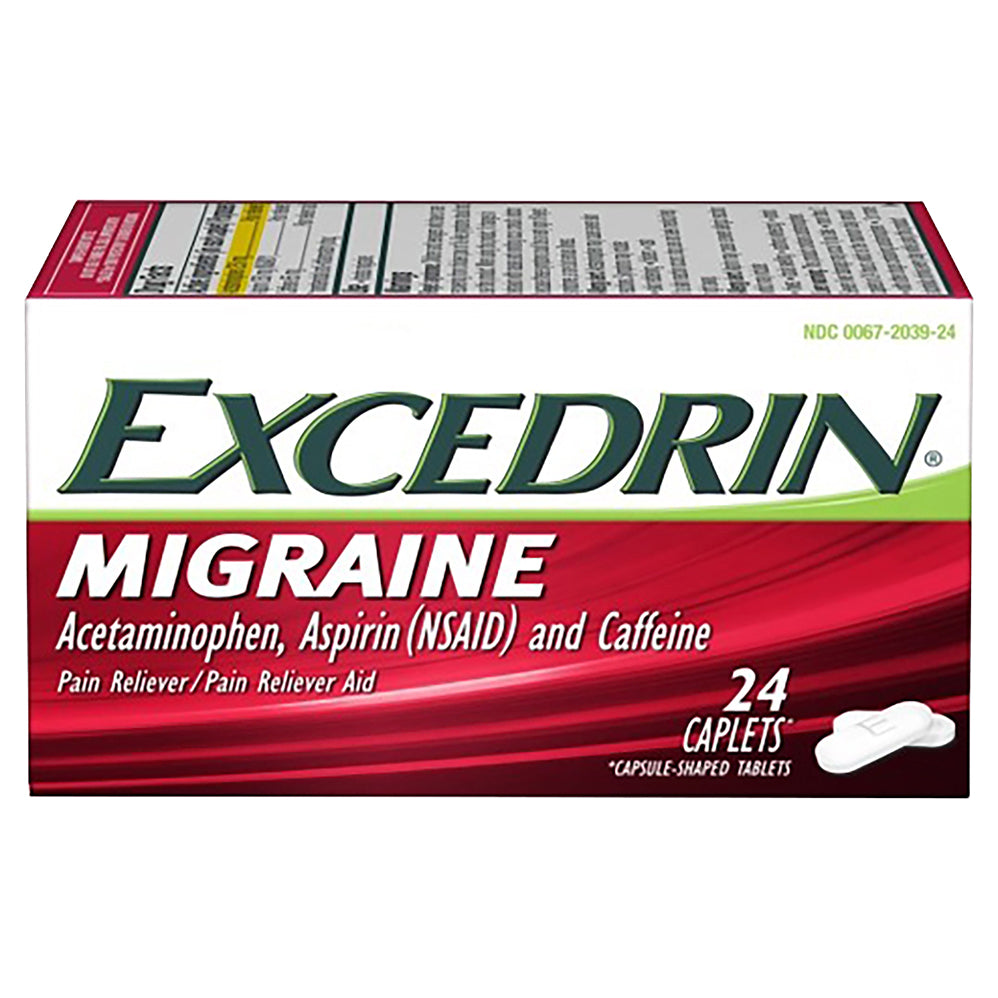 Excedrin Migraine Caplets for Migraine Headache Relief - 24 count