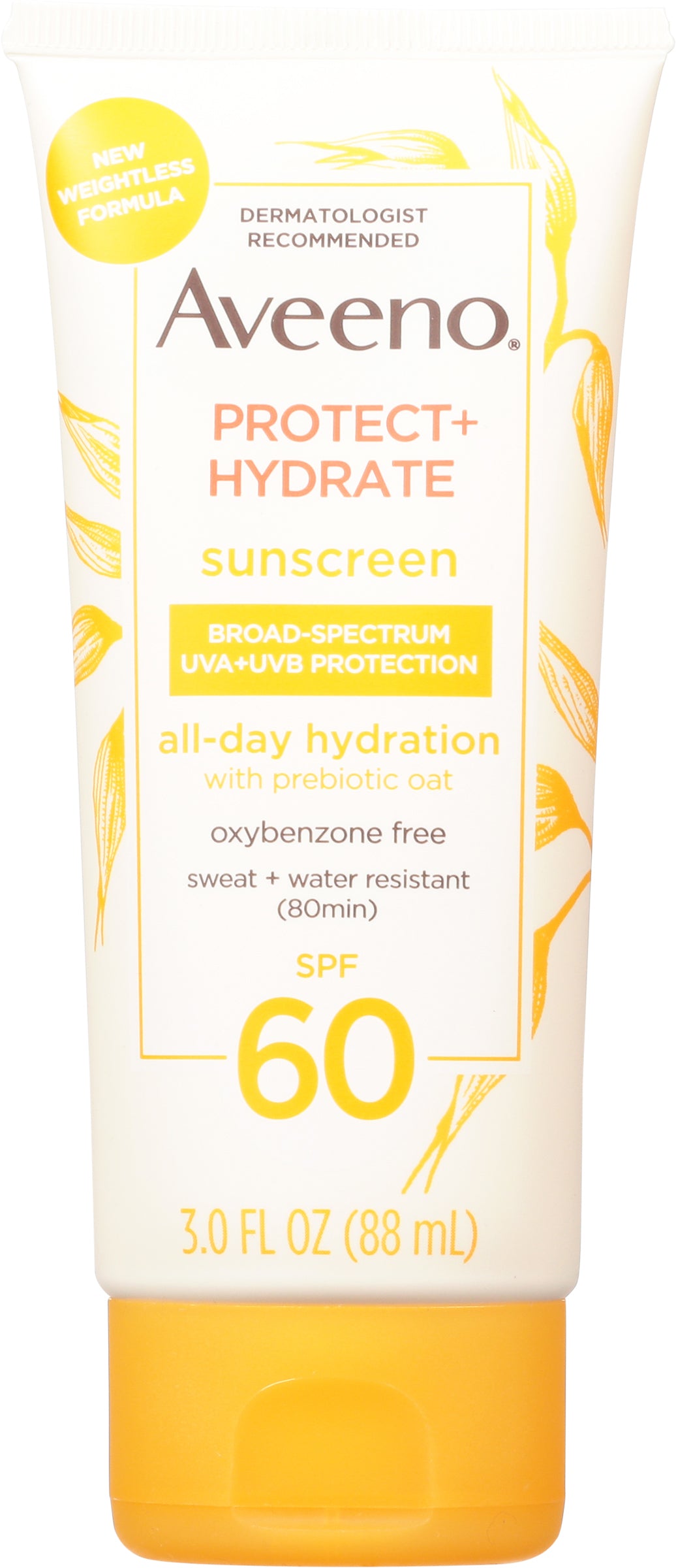 Aveeno SPF 60 Protect + Hydrate Sunscreen 3.0 fl oz