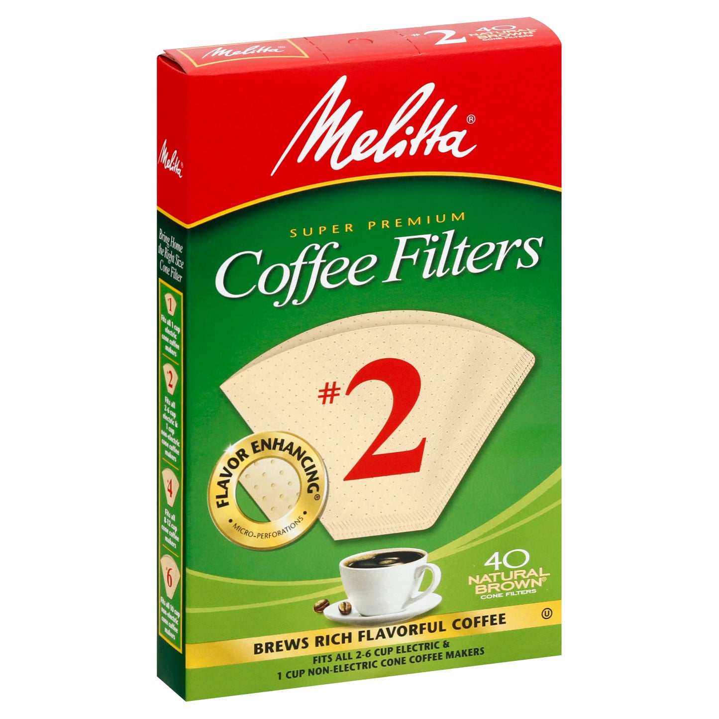 Melitta Coffee Filters 40 ea