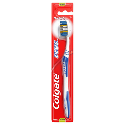 Colgate Plus Medium Toothbrush 1 ea Blister Pack