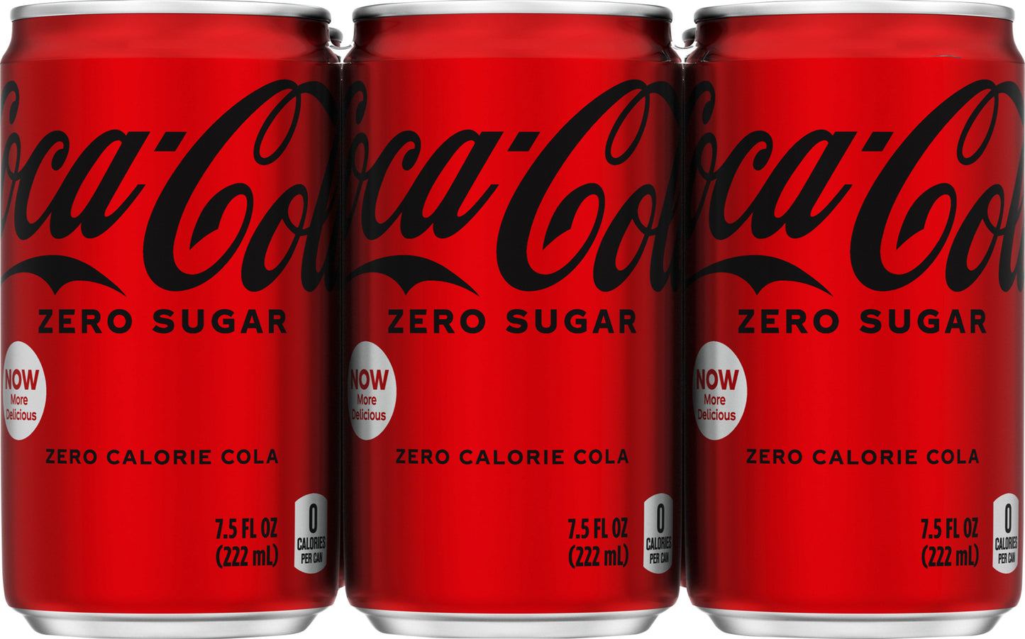 Coca-Cola Zero Sugar Cola 6 - 7.5 fl oz Cans