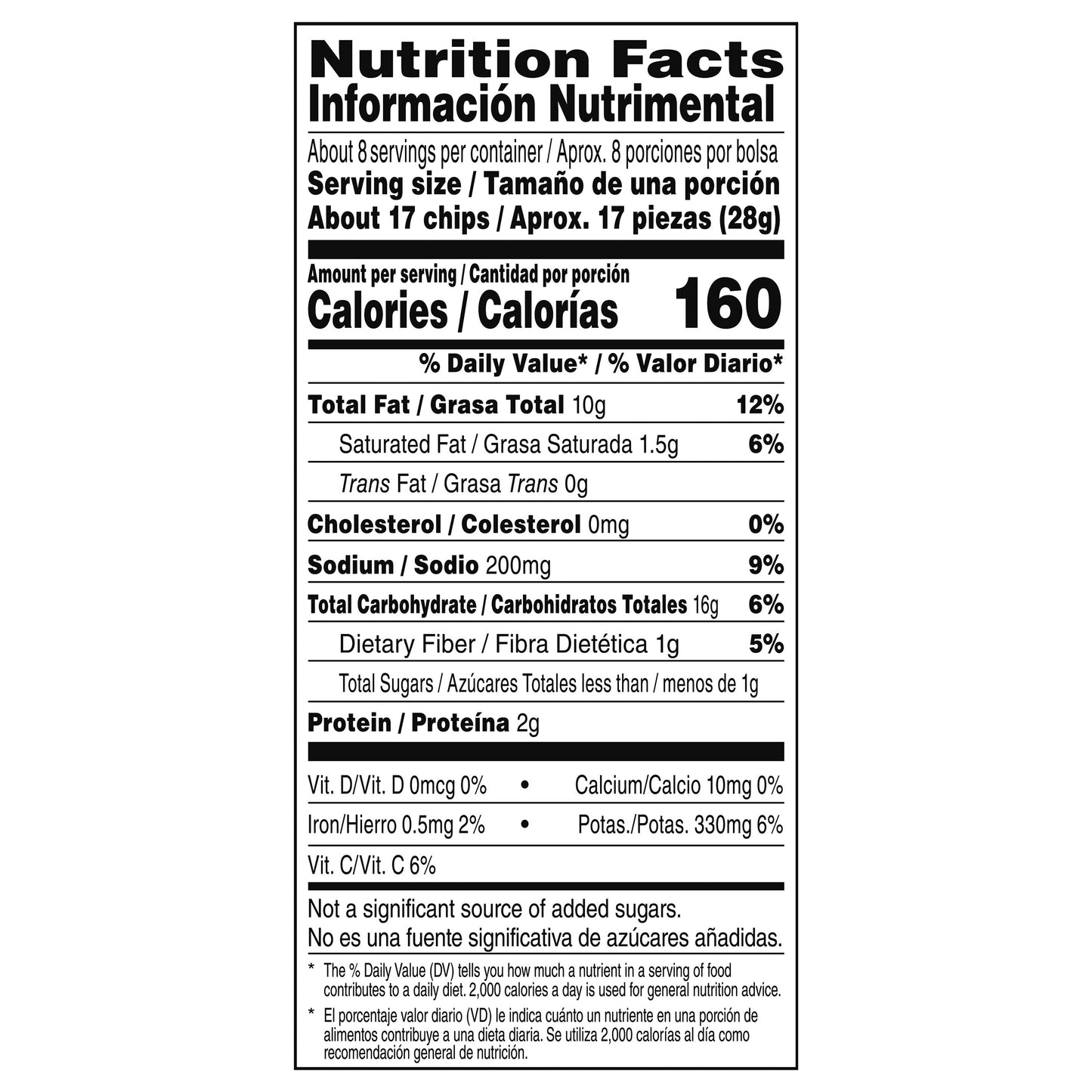 Lay's Potato Chips Limon Flavored 7 3/4 Oz