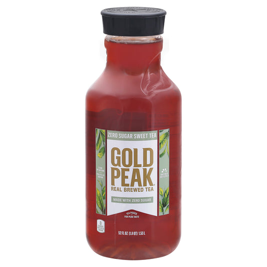 Gold Peak Zero Sugar Sweet Tea Real Brewed Tea 52 fl oz