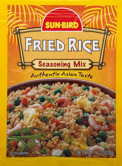 Sun Bird Fried Rice Seasoning Mix 0.74 oz Envelope