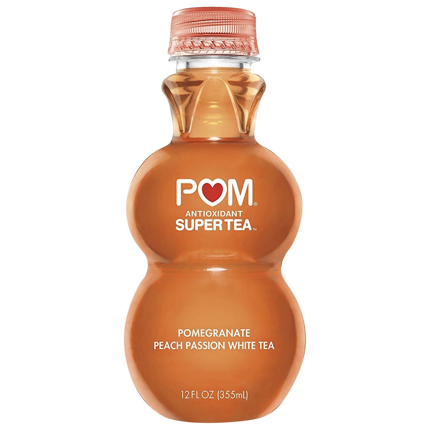 POM Antioxidant Super Tea Pomegranate Peach Passion White Tea 12 oz