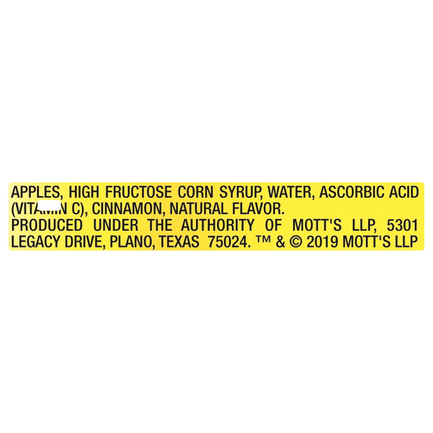Mott's Cinnamon Applesauce 24 oz