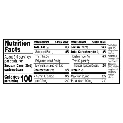 Campbell's Cream of Broccoli Condensed Soup 10.5 oz