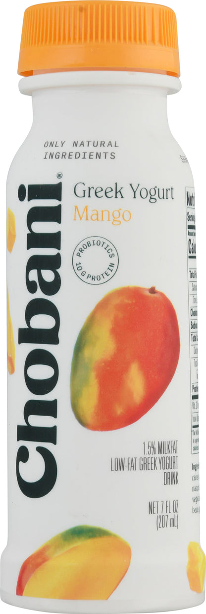 Chobani Low-Fat Mango Greek Yogurt Drink 7 fl oz