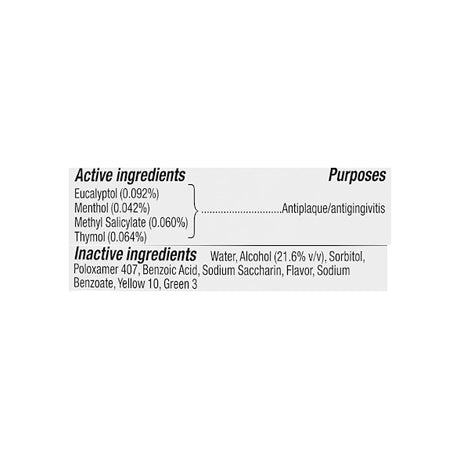 Listerine Freshburst Antiseptic Bad Breath Spearmint Mouthwash, 500 mL