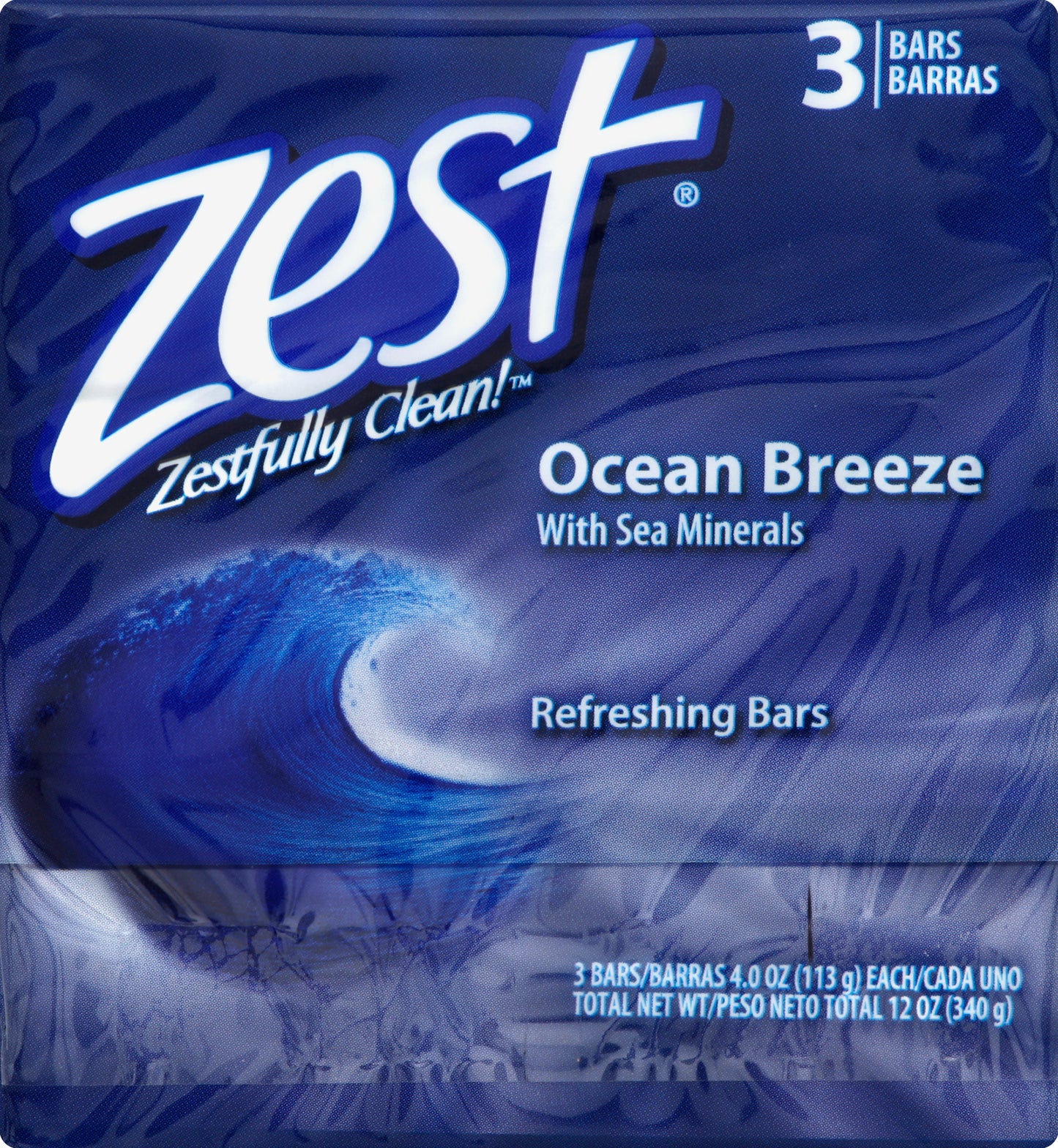 Zest Refreshing Bars 3 ea
