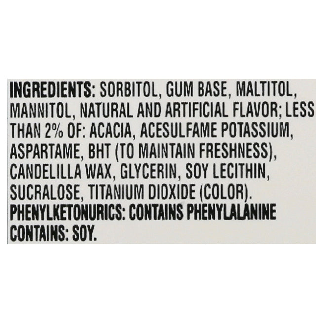 Dentyne Ice Sugar Free Spearmint Gum 16 ea