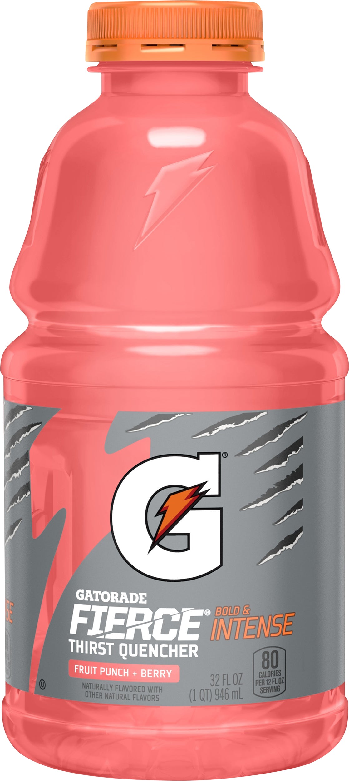 Gatorade Fierce Fruit Punch + Berry Thirst Quencher 32 oz