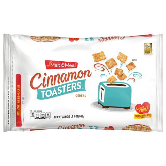 Malt O Meal Super Size Cinnamon Toasters Cereal 33 oz