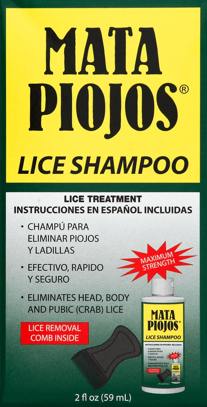Mata Piojos Lice Shampoo 2 oz