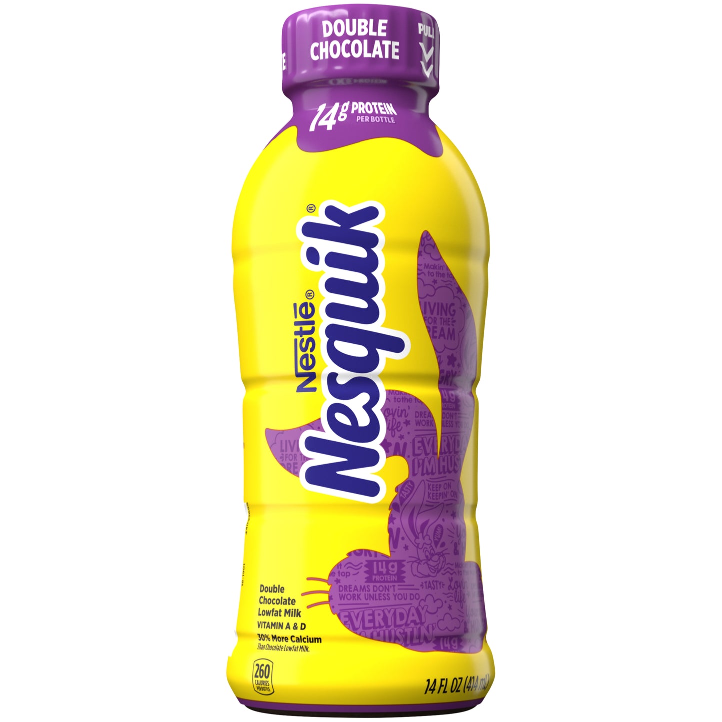 NESQUIK Double Chocolate Lowfat Milk 14 fl. oz.Bottle