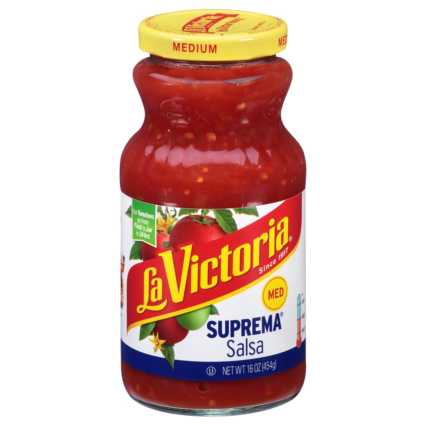 La Victoria® Medium Suprema® Salsa 16 oz. Jar