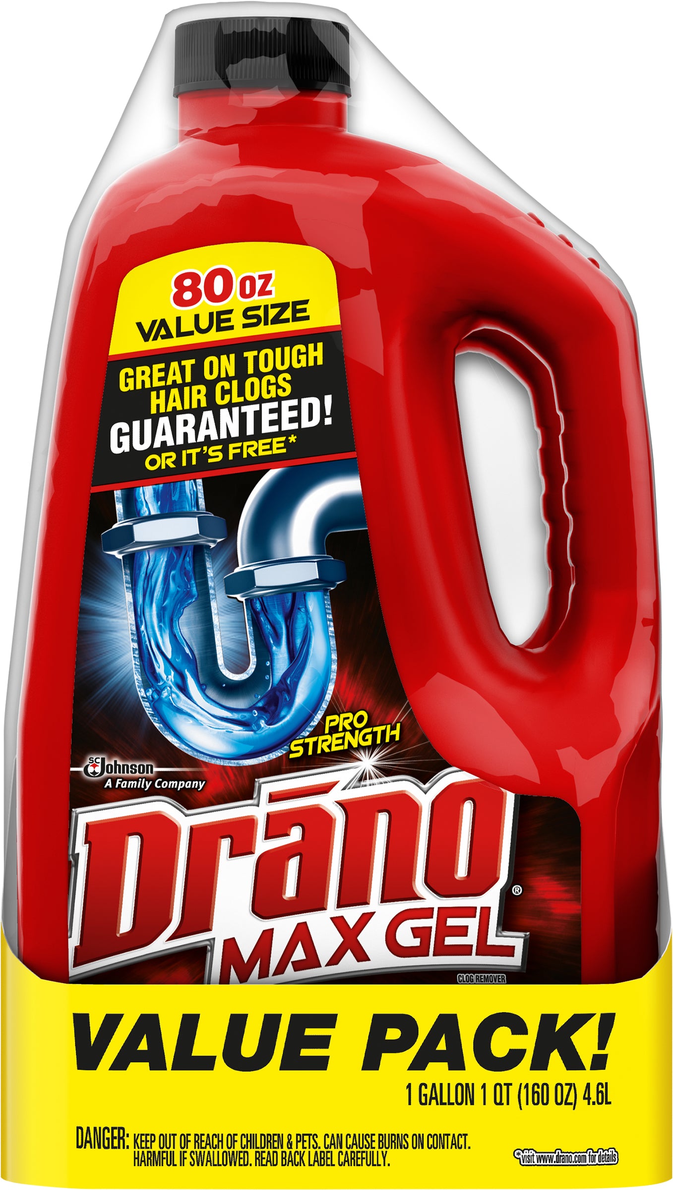 Drano Max Gel Value Pack Pro Strength Clog Remover 2 Pack