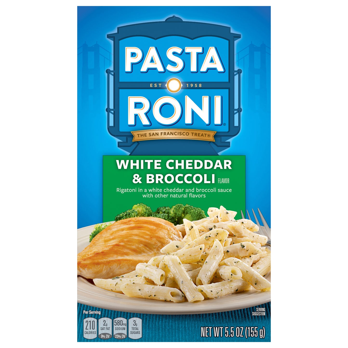 Pasta Roni White Cheddar & Broccoli Flavor Pasta Roni 5.5 oz Box