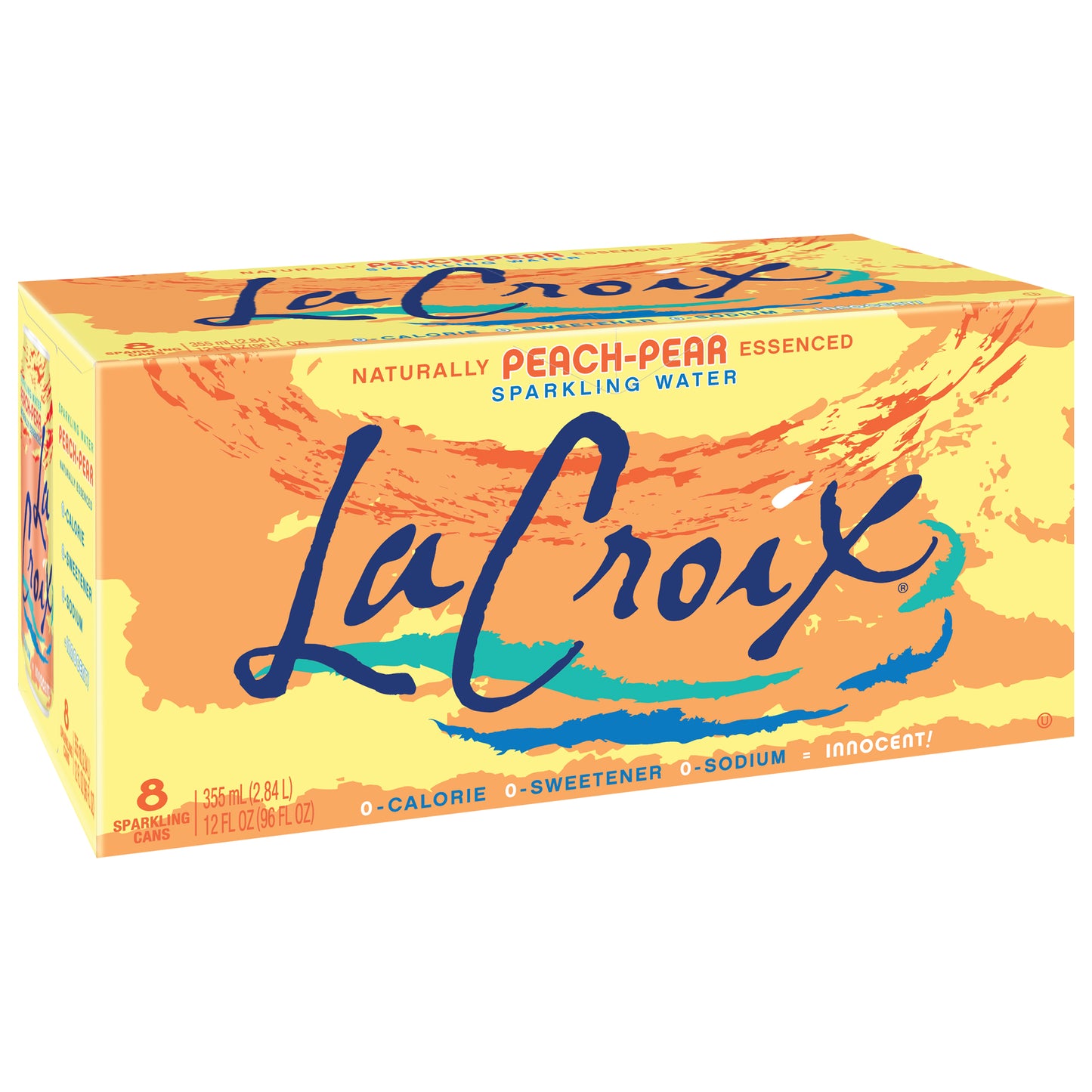 LaCroix Peach-Pear Sparkling Water 8 - 12 fl oz Cans