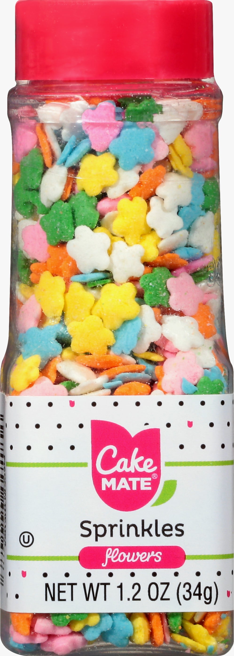 Cake Mate Flowers Sprinkles 1.2 oz