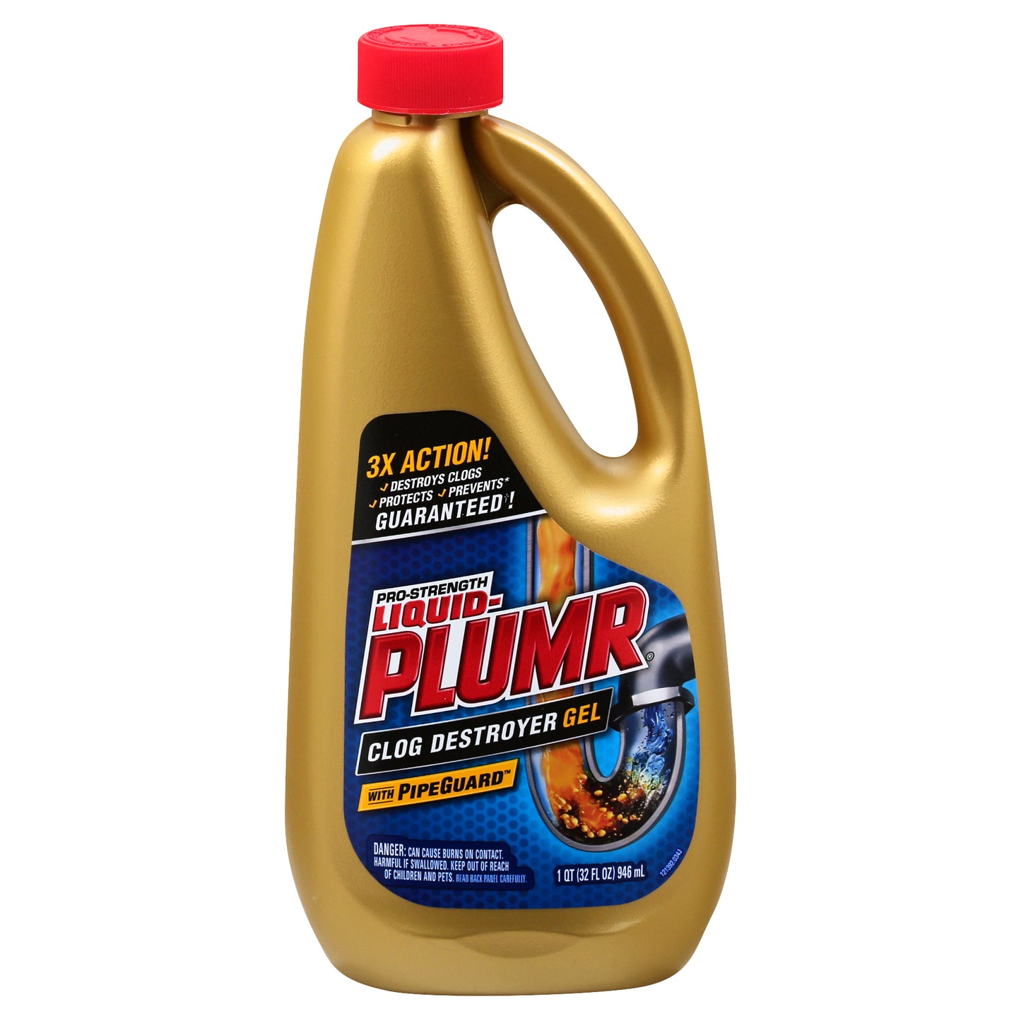 Liquid Plumr Gel Pro-Strength Clog Destroyer 1 qt