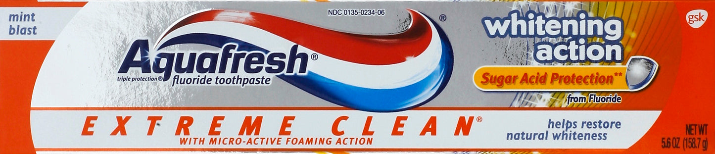 Aquafresh Toothpaste 5.6 oz