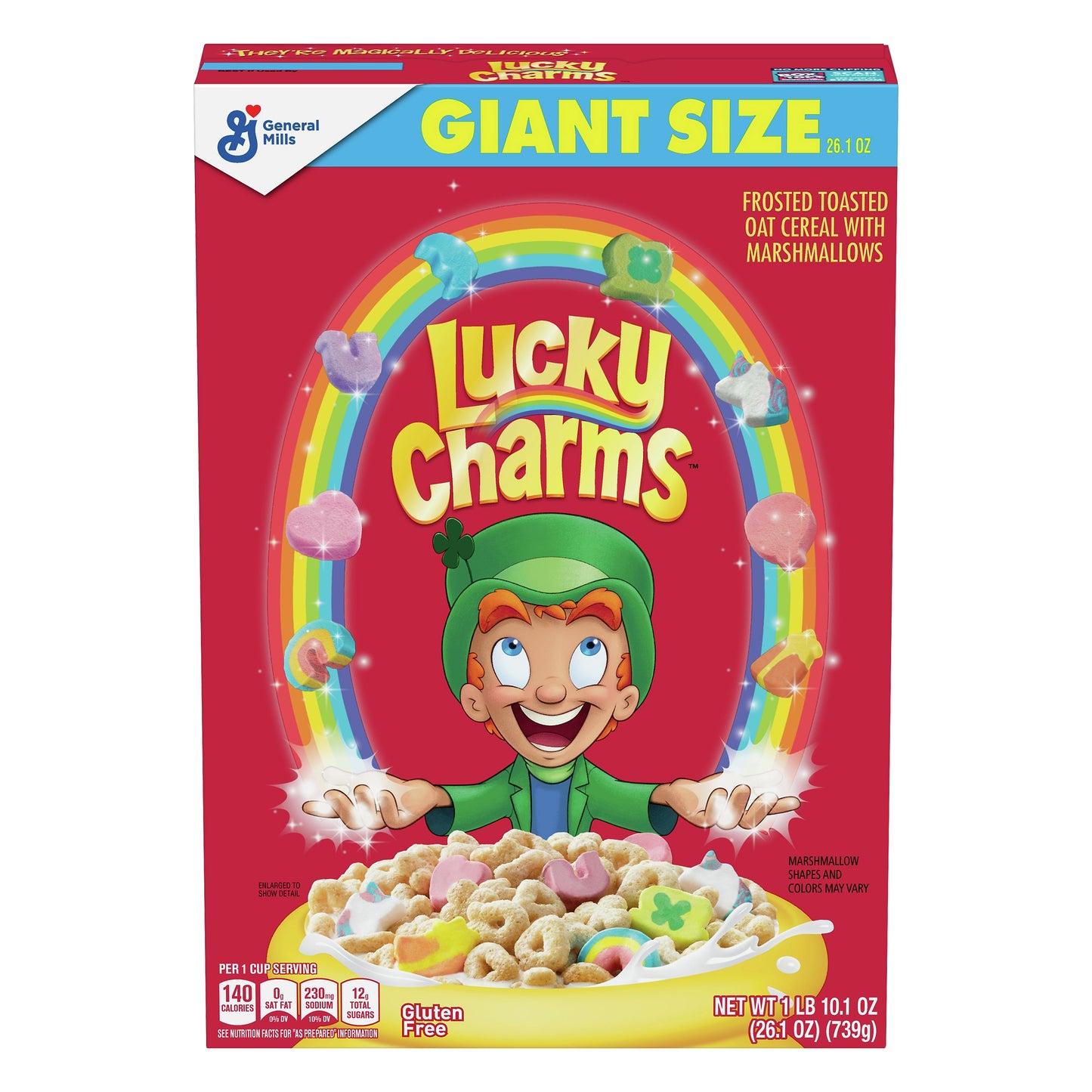 Lucky Charms Giant Size Cereal 26.1 oz