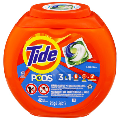 Tide Pods 3-in-1 Original Detergent 42 Pacs
