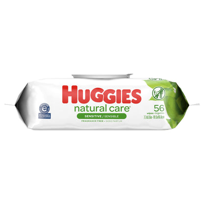 Huggies Nature Care Sensitive Wipes 56 ea