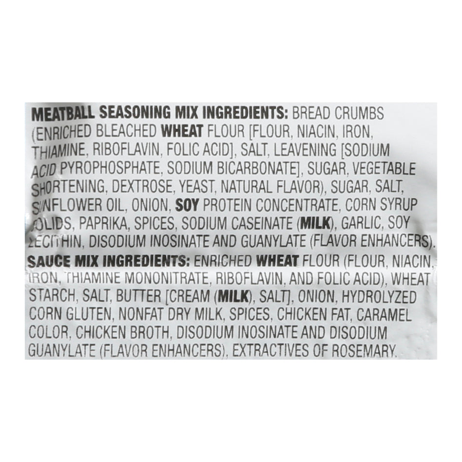 McCormick Swedish Meatballs Seasoning & Sauce Mixes 2.11 oz