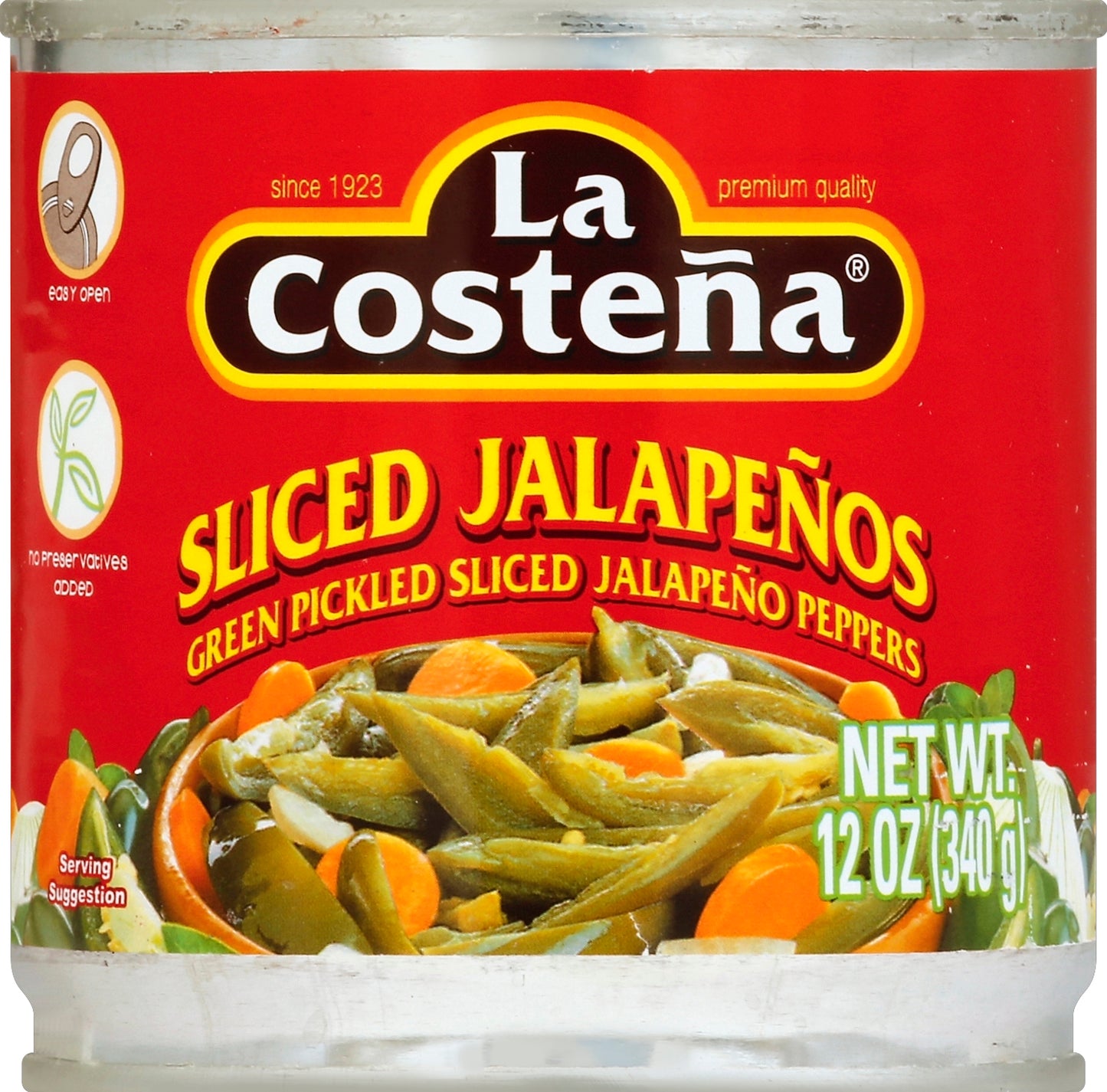 La Costena Jalapenos 12 oz