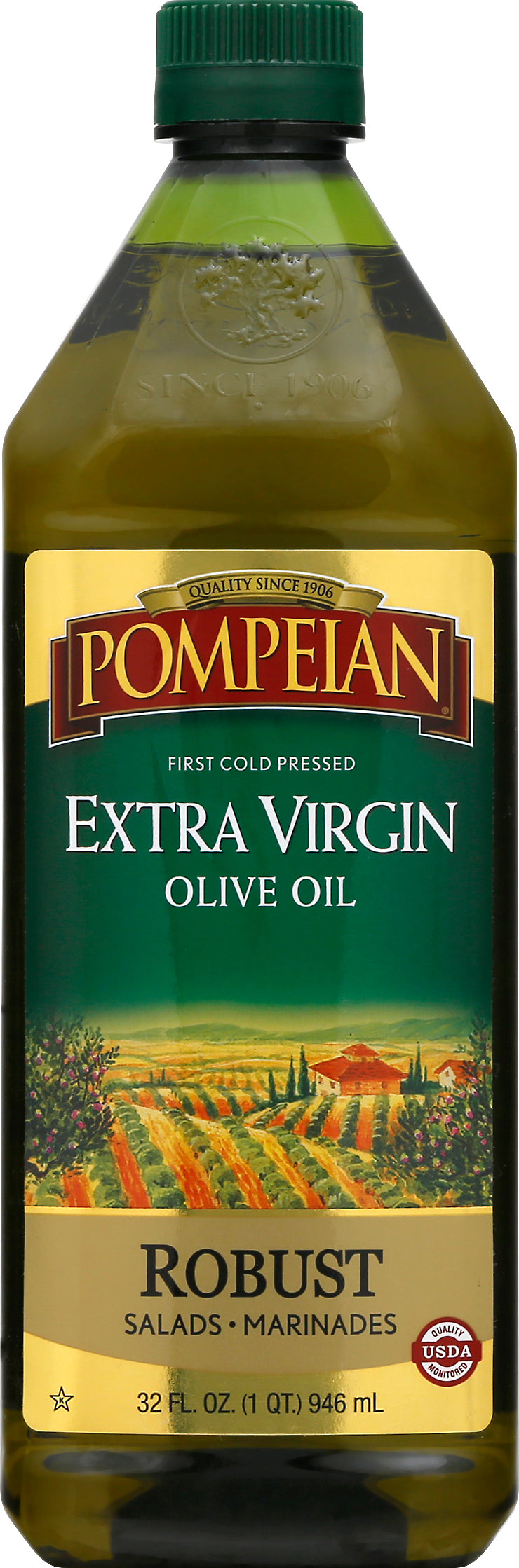 Pompeian Extra Virgin Robust Olive Oil 32 oz