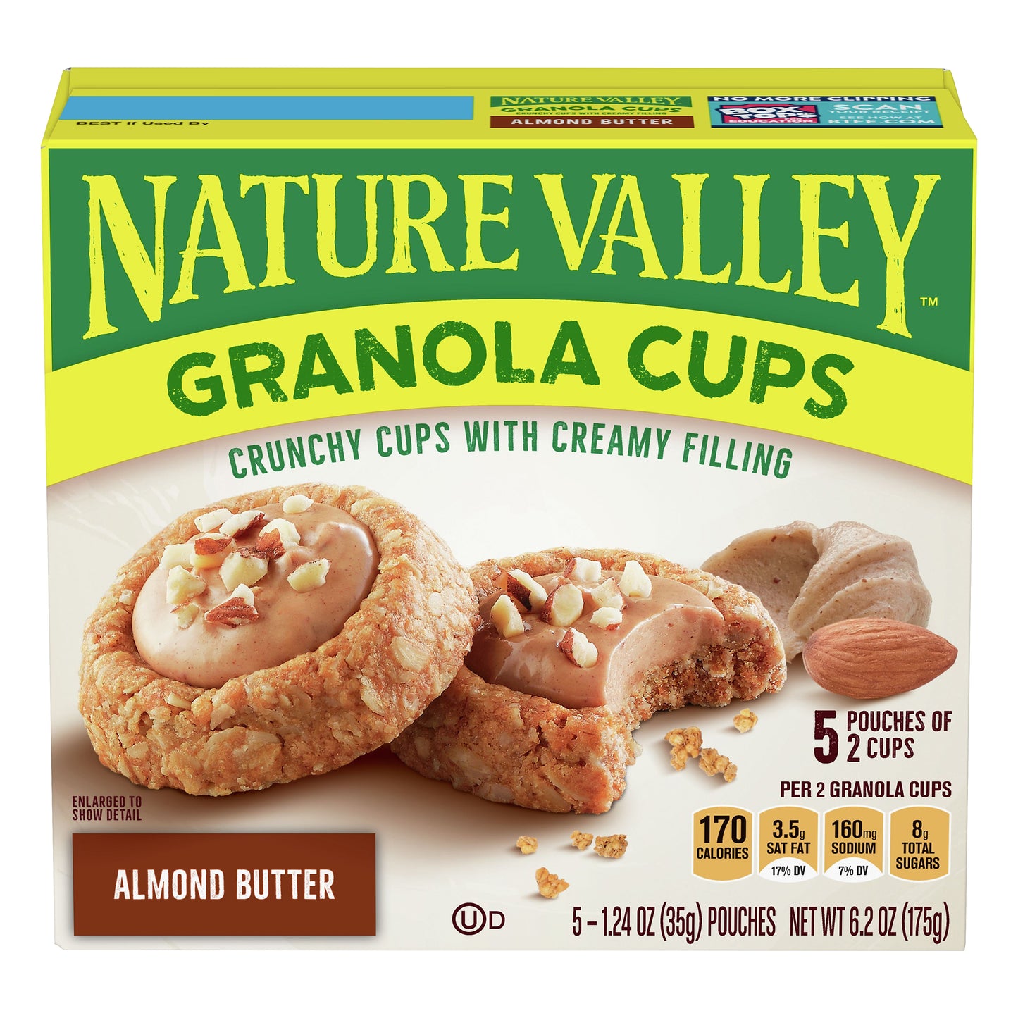 Nature Valley 5 Pack Almond Butter Granola Cups 5 ea