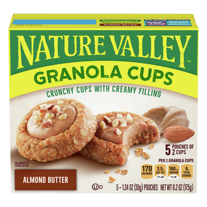 Nature Valley 5 Pack Almond Butter Granola Cups 5 ea