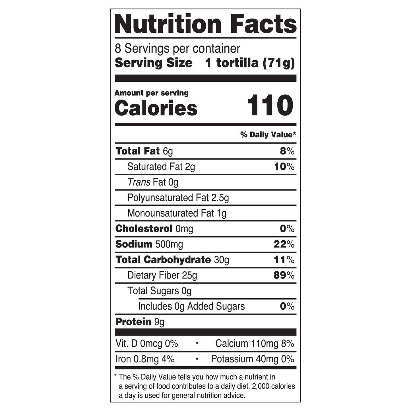 Mission Carb Balance Burrito Whole Wheat Tortillas, 8 Count